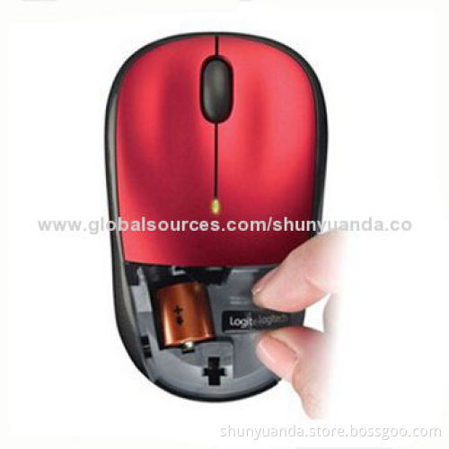 Wireless Mouse, Reception Range, 25m Transmission Frequency, 2.4GHz/5-battery Powered